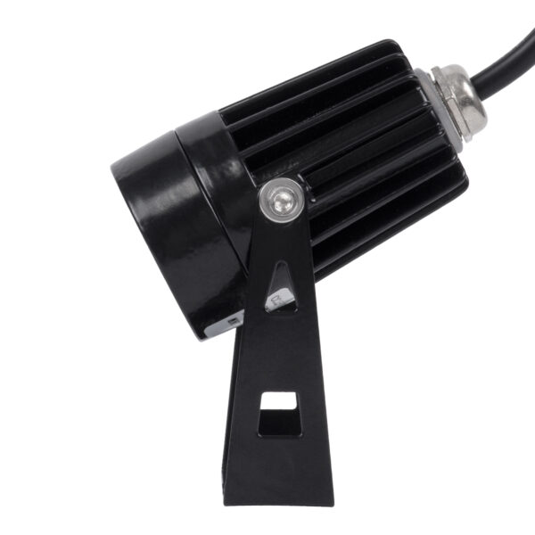 GloboStar® SPOT-TOLA 90631 Σποτ Φωτισμου Wall Washer LED 1W 110lm 10° DC 24V Αδιάβροχο IP65 Φ5 x Υ9cm Θερμό Λευκό 3000K – Μαύρο – 3 Years Warranty