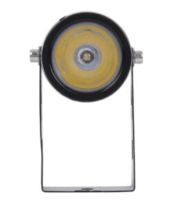 GloboStar® SPOT-TOLA 90631 Σποτ Φωτισμου Wall Washer LED 1W 110lm 10° DC 24V Αδιάβροχο IP65 Φ5 x Υ9cm Θερμό Λευκό 3000K – Μαύρο – 3 Years Warranty