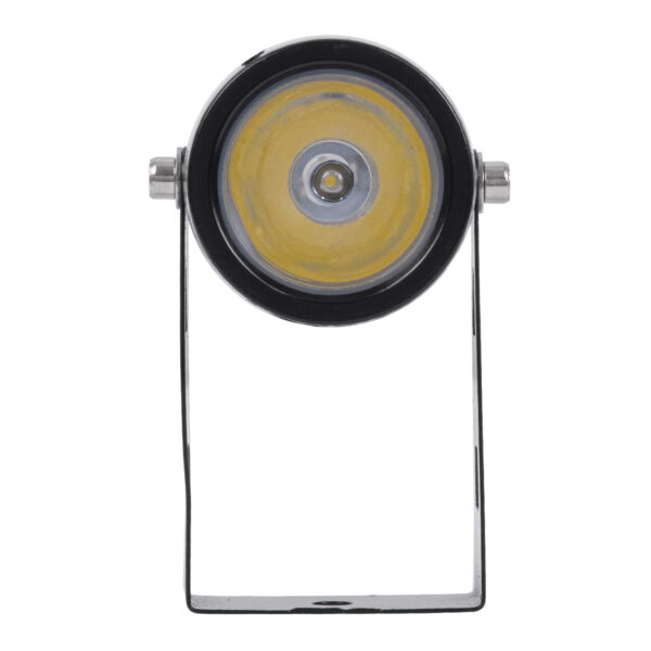GloboStar® SPOT-TOLA 90631 Σποτ Φωτισμου Wall Washer LED 1W 110lm 10° DC 24V Αδιάβροχο IP65 Φ5 x Υ9cm Θερμό Λευκό 3000K – Μαύρο – 3 Years Warranty