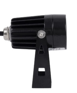 GloboStar® SPOT-TOLA 90631 Σποτ Φωτισμου Wall Washer LED 1W 110lm 10° DC 24V Αδιάβροχο IP65 Φ5 x Υ9cm Θερμό Λευκό 3000K – Μαύρο – 3 Years Warranty