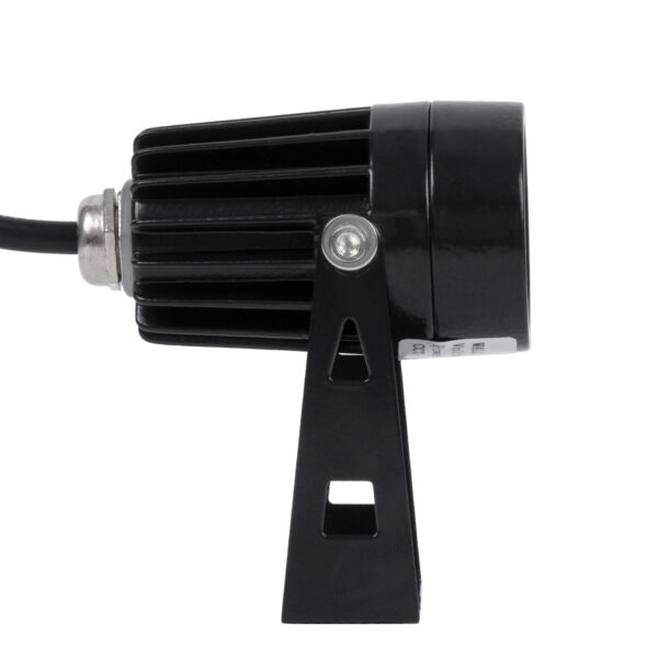 GloboStar® SPOT-TOLA 90631 Σποτ Φωτισμου Wall Washer LED 1W 110lm 10° DC 24V Αδιάβροχο IP65 Φ5 x Υ9cm Θερμό Λευκό 3000K – Μαύρο – 3 Years Warranty