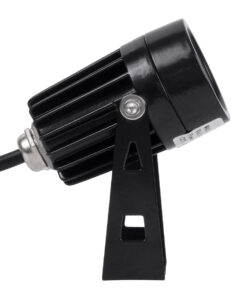 GloboStar® SPOT-TOLA 90631 Σποτ Φωτισμου Wall Washer LED 1W 110lm 10° DC 24V Αδιάβροχο IP65 Φ5 x Υ9cm Θερμό Λευκό 3000K – Μαύρο – 3 Years Warranty