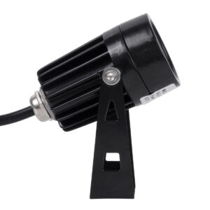 GloboStar® SPOT-TOLA 90631 Σποτ Φωτισμου Wall Washer LED 1W 110lm 10° DC 24V Αδιάβροχο IP65 Φ5 x Υ9cm Θερμό Λευκό 3000K – Μαύρο – 3 Years Warranty