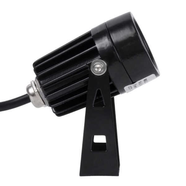 GloboStar® SPOT-TOLA 90631 Σποτ Φωτισμου Wall Washer LED 1W 110lm 10° DC 24V Αδιάβροχο IP65 Φ5 x Υ9cm Θερμό Λευκό 3000K – Μαύρο – 3 Years Warranty