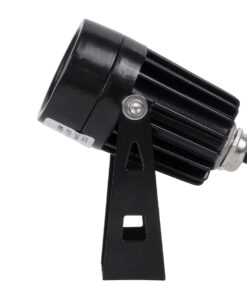 GloboStar® SPOT-TOLA 90631 Σποτ Φωτισμου Wall Washer LED 1W 110lm 10° DC 24V Αδιάβροχο IP65 Φ5 x Υ9cm Θερμό Λευκό 3000K – Μαύρο – 3 Years Warranty