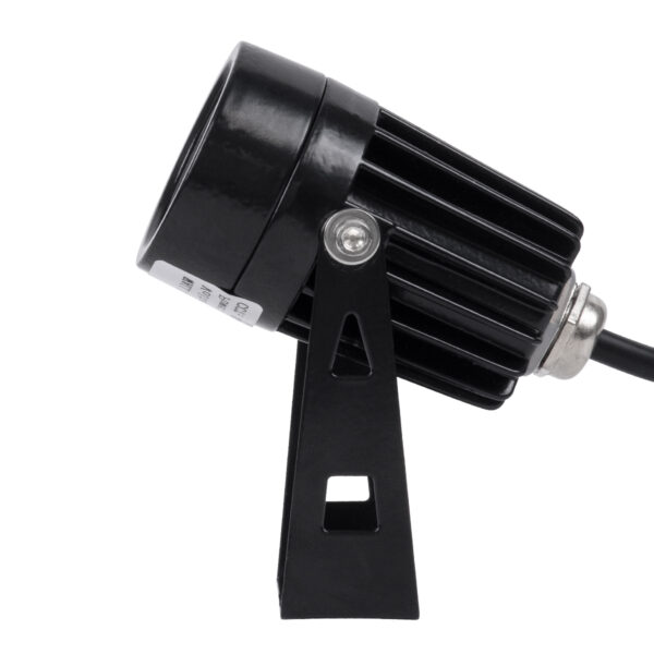 GloboStar® SPOT-TOLA 90631 Σποτ Φωτισμου Wall Washer LED 1W 110lm 10° DC 24V Αδιάβροχο IP65 Φ5 x Υ9cm Θερμό Λευκό 3000K – Μαύρο – 3 Years Warranty