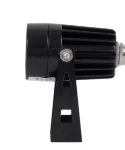 GloboStar® SPOT-TOLA 90631 Σποτ Φωτισμου Wall Washer LED 1W 110lm 10° DC 24V Αδιάβροχο IP65 Φ5 x Υ9cm Θερμό Λευκό 3000K – Μαύρο – 3 Years Warranty