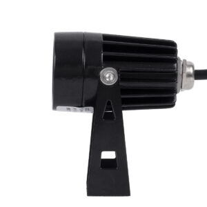 GloboStar® SPOT-TOLA 90631 Σποτ Φωτισμου Wall Washer LED 1W 110lm 10° DC 24V Αδιάβροχο IP65 Φ5 x Υ9cm Θερμό Λευκό 3000K – Μαύρο – 3 Years Warranty