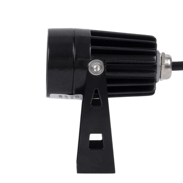 GloboStar® SPOT-TOLA 90631 Σποτ Φωτισμου Wall Washer LED 1W 110lm 10° DC 24V Αδιάβροχο IP65 Φ5 x Υ9cm Θερμό Λευκό 3000K – Μαύρο – 3 Years Warranty