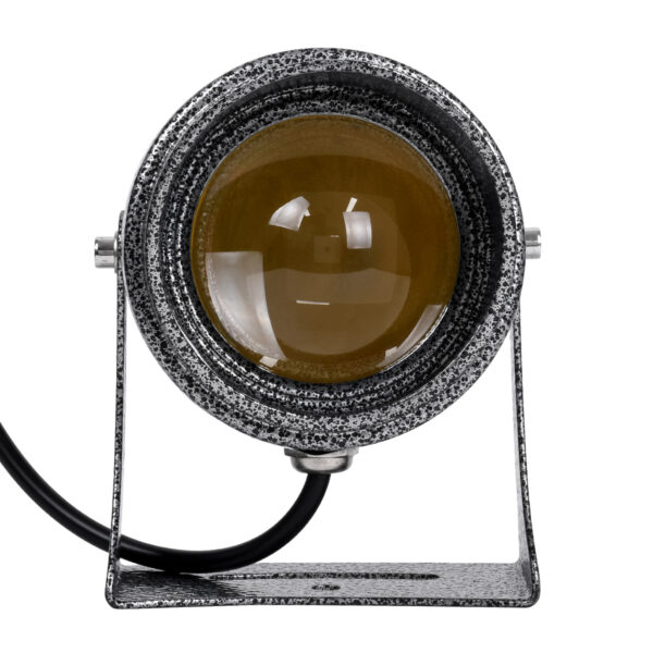 GloboStar® SPOT-XENIA 90632 Σποτ Φωτισμου Wall Washer LED 16W 1440lm 3° DC 24V Αδιάβροχο IP65 Φ9 x Υ12cm Θερμό Λευκό 3000K – Σφυρήλατο Γκρι – 3 Years Warranty
