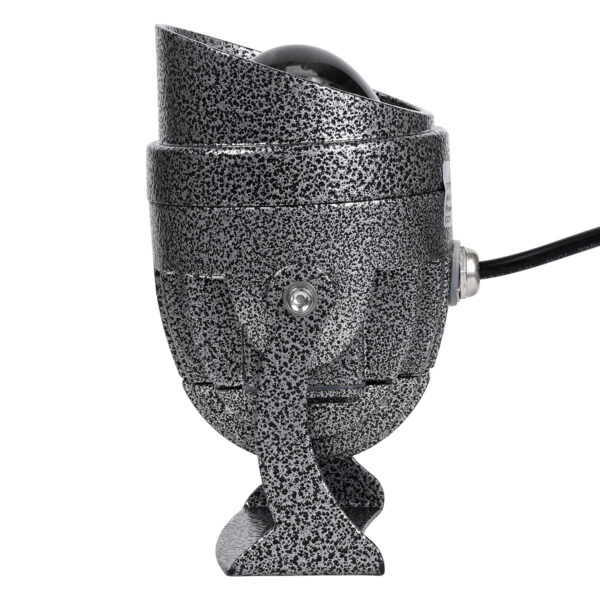 GloboStar® SPOT-XENIA 90632 Σποτ Φωτισμου Wall Washer LED 16W 1440lm 3° DC 24V Αδιάβροχο IP65 Φ9 x Υ12cm Θερμό Λευκό 3000K – Σφυρήλατο Γκρι – 3 Years Warranty