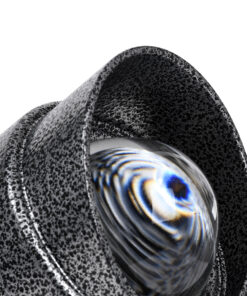 GloboStar® SPOT-XENIA 90634 Σποτ Φωτισμου Wall Washer LED 16W 1280lm 3° dc 24V Αδιάβροχο IP65 Φ9 x Υ12cm Μπλε – Σφυρήλατο Γκρι – 3 Years Warranty