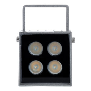 GloboStar® SPOT-JENA 90635 Σποτ Φωτισμου Wall Washer LED 8W 880lm 8° AC 220-240V Αδιάβροχο IP65 Μ8.5 x Π7.3 x Υ9.5cm Θερμό Λευκό 3000K – Γκρι Ανθρακί – 3 Years Warranty