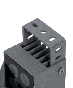 GloboStar® SPOT-JENA 90635 Σποτ Φωτισμου Wall Washer LED 8W 880lm 8° AC 220-240V Αδιάβροχο IP65 Μ8.5 x Π7.3 x Υ9.5cm Θερμό Λευκό 3000K – Γκρι Ανθρακί – 3 Years Warranty