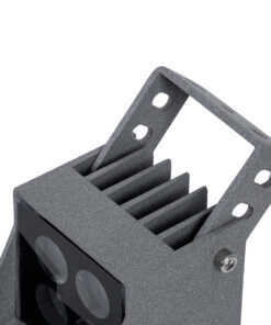 GloboStar® SPOT-JENA 90635 Σποτ Φωτισμου Wall Washer LED 8W 880lm 8° AC 220-240V Αδιάβροχο IP65 Μ8.5 x Π7.3 x Υ9.5cm Θερμό Λευκό 3000K – Γκρι Ανθρακί – 3 Years Warranty