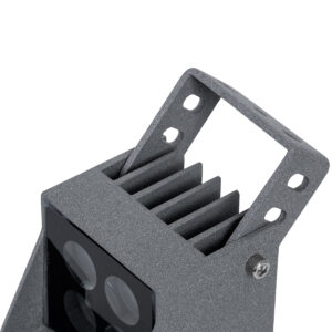 GloboStar® SPOT-JENA 90635 Σποτ Φωτισμου Wall Washer LED 8W 880lm 8° AC 220-240V Αδιάβροχο IP65 Μ8.5 x Π7.3 x Υ9.5cm Θερμό Λευκό 3000K – Γκρι Ανθρακί – 3 Years Warranty