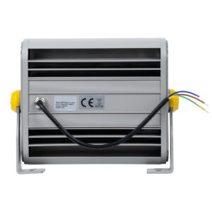 GloboStar® FLOOD-HENA 90638 Προβολέας Wall Washer για Φωτισμό Κτιρίων LED 24W 2160lm 30° AC 220-240V Αδιάβροχο IP65 Μ22.5 x Π6 x Υ16.5cm Θερμό Λευκό 3000K – Ασημί – 3 Years Warranty