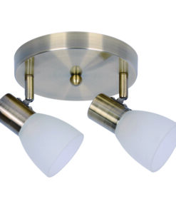 InLight Επιτοίχιο σποτ από μέταλλο σε οξυντέ απόχρωση (9064-2Φ-Οξυντέ)