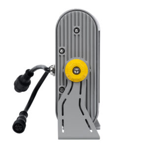 GloboStar® FLOOD-HENA 90641 Προβολέας Wall Washer για Φωτισμό Κτιρίων LED 24W 2400lm 30° DC 24V Αδιάβροχο IP65 Μ22.5 x Π6 x Υ16.5cm Πολύχρωμο RGB DMX512 – Ασημί – 3 Years Warranty