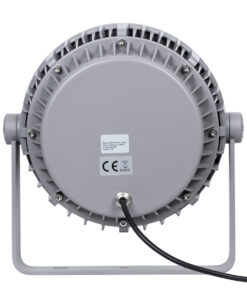 GloboStar® FLOOD-MENA 90644 Προβολέας Wall Washer με Αντιθαμβωτική Γρίλια για Φωτισμό Κτιρίων LED 24W 2160lm 30° AC 220-240V Αδιάβροχο IP65 Φ23 x Υ18cm Θερμό Λευκό 3000K – Ασημί – 3 Years Warranty