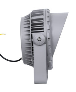 GloboStar® FLOOD-MENA 90645 Προβολέας Wall Washer με Αντιθαμβωτική Γρίλια για Φωτισμό Κτιρίων LED 36W 3240lm 30° AC 220-240V Αδιάβροχο IP65 Φ23 x Υ18cm Θερμό Λευκό 3000K – Ασημί – 3 Years Warranty