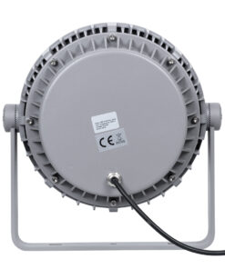 GloboStar® FLOOD-MENA 90645 Προβολέας Wall Washer με Αντιθαμβωτική Γρίλια για Φωτισμό Κτιρίων LED 36W 3240lm 30° AC 220-240V Αδιάβροχο IP65 Φ23 x Υ18cm Θερμό Λευκό 3000K – Ασημί – 3 Years Warranty