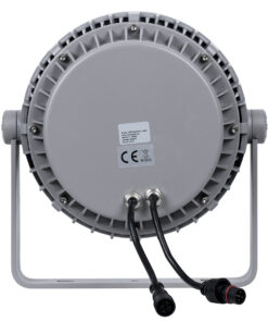 GloboStar® FLOOD-MENA 90646 Προβολέας Wall Washer με Αντιθαμβωτική Γρίλια για Φωτισμό Κτιρίων LED 48W 4320lm 30° AC 220-240V Αδιάβροχο IP65 Φ25 x Υ18cm Θερμό Λευκό 3000K – Ασημί – 3 Years Warranty