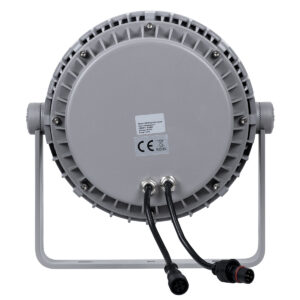 GloboStar® FLOOD-MENA 90646 Προβολέας Wall Washer με Αντιθαμβωτική Γρίλια για Φωτισμό Κτιρίων LED 48W 4320lm 30° AC 220-240V Αδιάβροχο IP65 Φ25 x Υ18cm Θερμό Λευκό 3000K – Ασημί – 3 Years Warranty