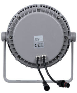 GloboStar® FLOOD-MENA 90647 Προβολέας Wall Washer με Αντιθαμβωτική Γρίλια για Φωτισμό Κτιρίων LED 24W 2040lm 30° DC 24V Αδιάβροχο IP65 Φ23 x Υ18cm Πολύχρωμο RGBW DMX512 – Ασημί – 3 Years Warranty