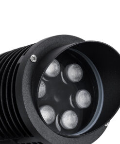 GloboStar® TREELIGHT-LINA 90650 Σποτ Φωτισμού Ειδικό για Φυτά – Δέντρα με Βάση Κήπου / Καρφωτό LED 6W 630lm 30° DC 24V Αδιάβροχο IP65 Μ10.5 x Π18 x Υ40cm Αρχιτεκτονικό Πορτοκαλί 2200K – Γκρι Ανθρακί – 3 Years Warranty