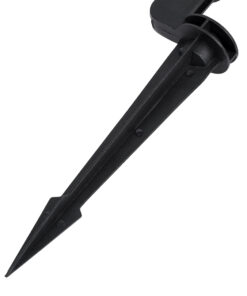 GloboStar® TREELIGHT-LINA 90653 Σποτ Φωτισμού Ειδικό για Φυτά – Δέντρα με Βάση Κήπου / Καρφωτό LED 6W 720lm 30° DC 24V Αδιάβροχο IP65 Μ10.5 x Π18 x Υ40cm Ψυχρό Λευκό 6000K – Γκρι Ανθρακί – 3 Years Warranty