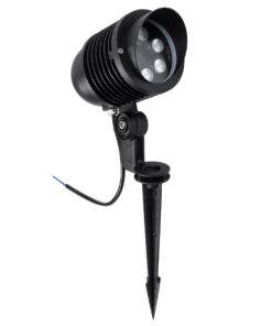 GloboStar® TREELIGHT-LINA 90653 Σποτ Φωτισμού Ειδικό για Φυτά – Δέντρα με Βάση Κήπου / Καρφωτό LED 6W 720lm 30° DC 24V Αδιάβροχο IP65 Μ10.5 x Π18 x Υ40cm Ψυχρό Λευκό 6000K – Γκρι Ανθρακί – 3 Years Warranty