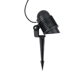 GloboStar® TREELIGHT-LINA 90653 Σποτ Φωτισμού Ειδικό για Φυτά – Δέντρα με Βάση Κήπου / Καρφωτό LED 6W 720lm 30° DC 24V Αδιάβροχο IP65 Μ10.5 x Π18 x Υ40cm Ψυχρό Λευκό 6000K – Γκρι Ανθρακί – 3 Years Warranty