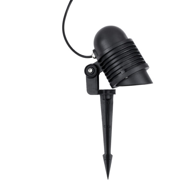 GloboStar® TREELIGHT-LINA 90653 Σποτ Φωτισμού Ειδικό για Φυτά – Δέντρα με Βάση Κήπου / Καρφωτό LED 6W 720lm 30° DC 24V Αδιάβροχο IP65 Μ10.5 x Π18 x Υ40cm Ψυχρό Λευκό 6000K – Γκρι Ανθρακί – 3 Years Warranty