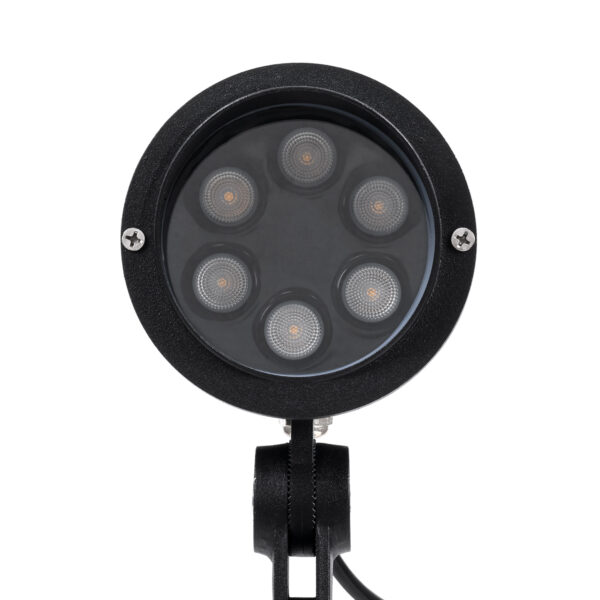 GloboStar® TREELIGHT-LINA 90653 Σποτ Φωτισμού Ειδικό για Φυτά – Δέντρα με Βάση Κήπου / Καρφωτό LED 6W 720lm 30° DC 24V Αδιάβροχο IP65 Μ10.5 x Π18 x Υ40cm Ψυχρό Λευκό 6000K – Γκρι Ανθρακί – 3 Years Warranty