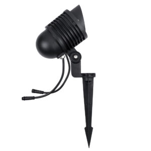 GloboStar® TREELIGHT-LINA 90657 Σποτ Φωτισμού Ειδικό για Φυτά – Δέντρα με Βάση Κήπου / Καρφωτό LED 6W 630lm 30° DC 24V Αδιάβροχο IP65 Μ10.5 x Π18 x Υ40cm Πολύχρωμο RGBW DMX512 – Γκρι Ανθρακί – 3 Years Warranty