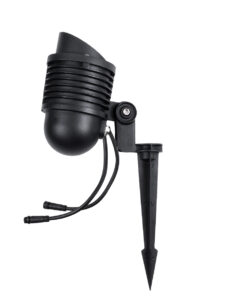 GloboStar® TREELIGHT-LINA 90657 Σποτ Φωτισμού Ειδικό για Φυτά – Δέντρα με Βάση Κήπου / Καρφωτό LED 6W 630lm 30° DC 24V Αδιάβροχο IP65 Μ10.5 x Π18 x Υ40cm Πολύχρωμο RGBW DMX512 – Γκρι Ανθρακί – 3 Years Warranty