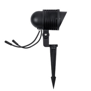 GloboStar® TREELIGHT-LINA 90657 Σποτ Φωτισμού Ειδικό για Φυτά – Δέντρα με Βάση Κήπου / Καρφωτό LED 6W 630lm 30° DC 24V Αδιάβροχο IP65 Μ10.5 x Π18 x Υ40cm Πολύχρωμο RGBW DMX512 – Γκρι Ανθρακί – 3 Years Warranty