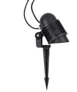 GloboStar® TREELIGHT-LINA 90657 Σποτ Φωτισμού Ειδικό για Φυτά – Δέντρα με Βάση Κήπου / Καρφωτό LED 6W 630lm 30° DC 24V Αδιάβροχο IP65 Μ10.5 x Π18 x Υ40cm Πολύχρωμο RGBW DMX512 – Γκρι Ανθρακί – 3 Years Warranty