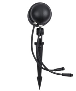 GloboStar® TREELIGHT-LINA 90657 Σποτ Φωτισμού Ειδικό για Φυτά – Δέντρα με Βάση Κήπου / Καρφωτό LED 6W 630lm 30° DC 24V Αδιάβροχο IP65 Μ10.5 x Π18 x Υ40cm Πολύχρωμο RGBW DMX512 – Γκρι Ανθρακί – 3 Years Warranty