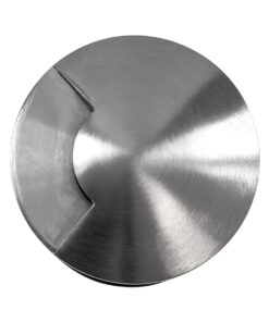 GloboStar® UNDERGROUND-RENA 90660 Χωνευτό Φωτιστικό Σποτ Δαπέδου One Sided LED 1W 110lm 30° DC 24V Αδιάβροχο IP68 Φ5 x Υ9cm Θερμό Λευκό 3000K – Ανοξείδωτο Ατσάλι – 3 Χρόνια Εγγύηση