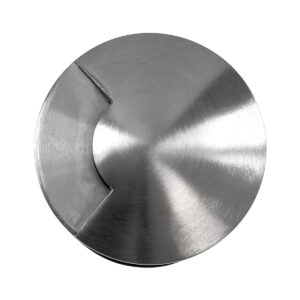 GloboStar® UNDERGROUND-RENA 90660 Χωνευτό Φωτιστικό Σποτ Δαπέδου One Sided LED 1W 110lm 30° DC 24V Αδιάβροχο IP68 Φ5 x Υ9cm Θερμό Λευκό 3000K – Ανοξείδωτο Ατσάλι – 3 Χρόνια Εγγύηση