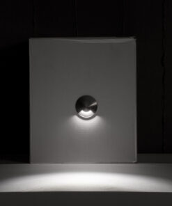 GloboStar® UNDERGROUND-RENA 90661 Χωνευτό Φωτιστικό Σποτ Δαπέδου One Sided LED 1W 115lm 30° DC 24V Αδιάβροχο IP68 Φ5 x Υ9cm Φυσικό Λευκό 4500K – Ανοξείδωτο Ατσάλι – 3 Χρόνια Εγγύηση
