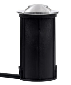 GloboStar® UNDERGROUND-RENA 90662 Χωνευτό Φωτιστικό Σποτ Δαπέδου Two Sided LED 1W 110lm 30° DC 24V Αδιάβροχο IP68 Φ5 x Υ9cm Θερμό Λευκό 3000K – Ανοξείδωτο Ατσάλι – 3 Χρόνια Εγγύηση