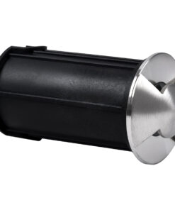GloboStar® UNDERGROUND-RENA 90662 Χωνευτό Φωτιστικό Σποτ Δαπέδου Two Sided LED 1W 110lm 30° DC 24V Αδιάβροχο IP68 Φ5 x Υ9cm Θερμό Λευκό 3000K – Ανοξείδωτο Ατσάλι – 3 Χρόνια Εγγύηση