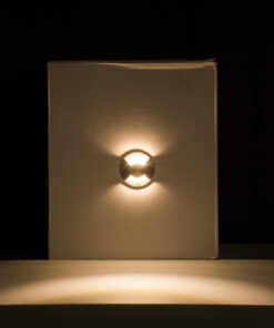 GloboStar® UNDERGROUND-RENA 90662 Χωνευτό Φωτιστικό Σποτ Δαπέδου Two Sided LED 1W 110lm 30° DC 24V Αδιάβροχο IP68 Φ5 x Υ9cm Θερμό Λευκό 3000K – Ανοξείδωτο Ατσάλι – 3 Χρόνια Εγγύηση