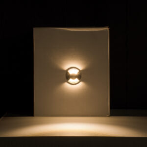 GloboStar® UNDERGROUND-RENA 90662 Χωνευτό Φωτιστικό Σποτ Δαπέδου Two Sided LED 1W 110lm 30° DC 24V Αδιάβροχο IP68 Φ5 x Υ9cm Θερμό Λευκό 3000K – Ανοξείδωτο Ατσάλι – 3 Χρόνια Εγγύηση