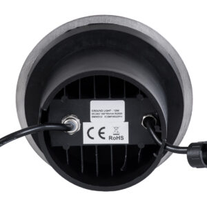 GloboStar® UNDERGROUND-TINA 90669 Χωνευτό Φωτιστικό Σποτ Δαπέδου LED 12W 1260lm 30° DC 24V Αδιάβροχο IP65 Φ16 x Υ9cm Πολύχρωμο RGBW DMX512 – Ανοξείδωτο Ατσάλι – 3 Years Warranty