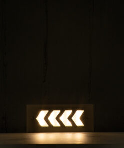 GloboStar® WALLLIGHT-ARINA 90670 Χωνευτό Φωτιστικό Τοίχου LED 6W 660lm 120° DC 24V Αδιάβροχο IP67 Μ17 x Π7 x Υ5.5cm Θερμό Λευκό 3000K – Ανοξείδωτο Ατσάλι – 3 Years Warranty