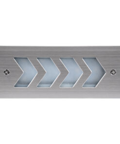 GloboStar® WALLLIGHT-ARINA 90671 Χωνευτό Φωτιστικό Τοίχου LED 6W 690lm 120° DC 24V Αδιάβροχο IP67 Μ17 x Π7 x Υ5.5cm Φυσικό Λευκό 4500K – Ανοξείδωτο Ατσάλι – 3 Years Warranty